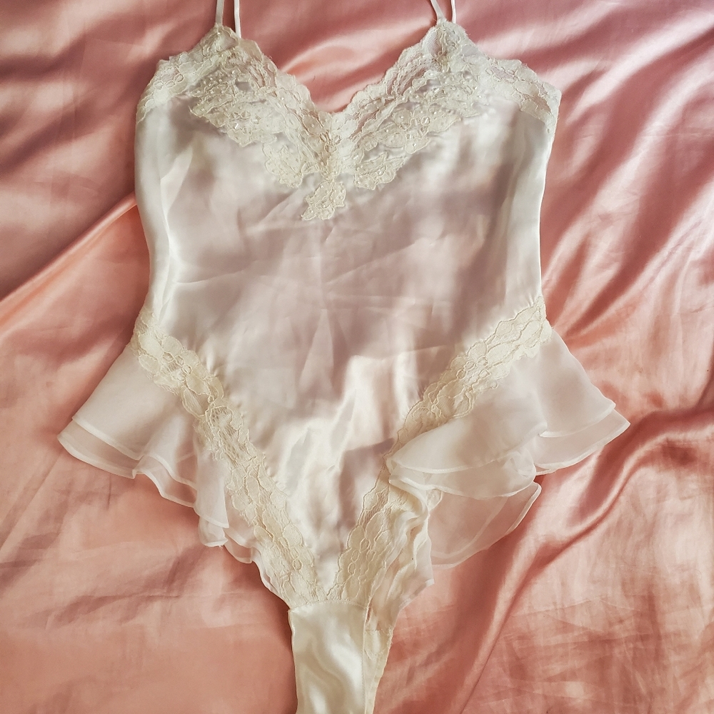 Vintage Victoria's Secret Lacy Bodysuit